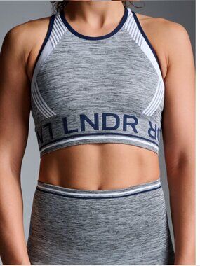 NWT - LNDR - Aero Dynamic Bra - Color: Grey Marl - Size S / M